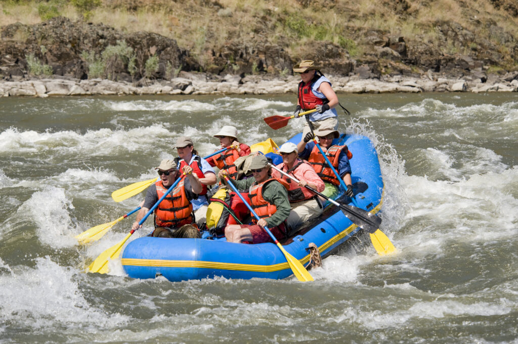 Paddle Raft, Grande Ronde River, Oregon.